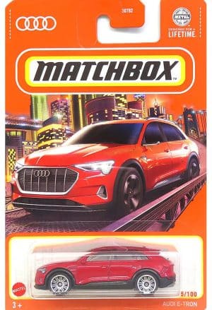 Audi e-tron röd - Matchbox 1:64