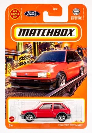Ford Fiesta Mk 2 1983 röd - Matchbox 1:64