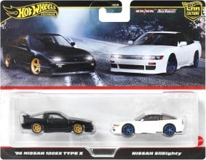 2-pack Nissan 180SX Type X 1996 Nissan SilEighty - Hot Wheels 1:64