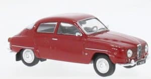 Saab 96 V4 1965 röd - skala 1:43