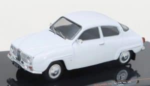 Saab 96 V4 1965 vit - skala 1:43