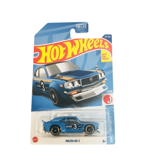 Mazda RX-3 no3 blå - Hot Wheels 1:64